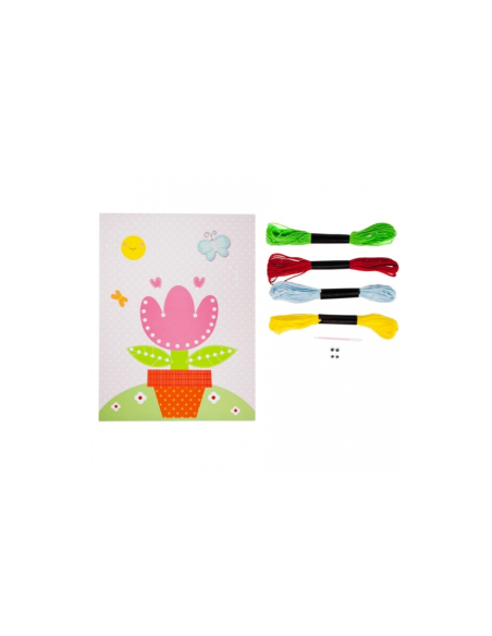 Accesorii creatie - floare, kit creativ sfoara, Craft with Fun, 445961