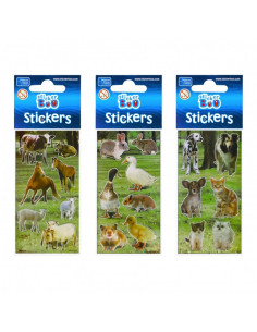 Abtibilduri - animale domestice, set 6-7 buc, Sticker Boo, 382529