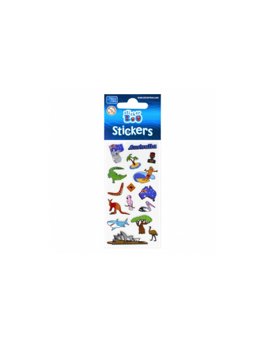 Abtibilduri - calatorii, set 16-17 buc, Sticker Boo, 489561