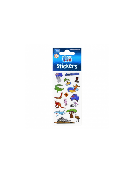 Abtibilduri - calatorii, set 16-17 buc, Sticker Boo, 489561