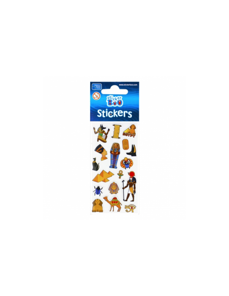 Abtibilduri - calatorii, set 16-17 buc, Sticker Boo, 489561