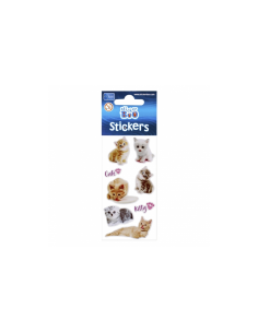 Abtibilduri - catei, pisici, set 7-8 buc, Sticker Boo, 476945 2