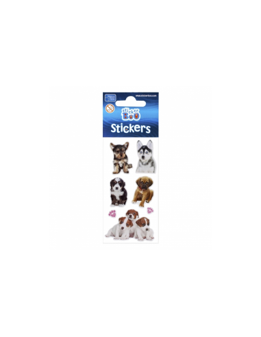 Abtibilduri - catei, pisici, set 7-8 buc, Sticker Boo, 476945