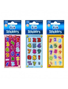 Abtibilduri - cifre, set 15-18 buc, Sticker Boo, 382530