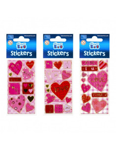 Abtibilduri - inimi / love, set 11-13 buc, 7x18 cm, Sticker Boo, 225030