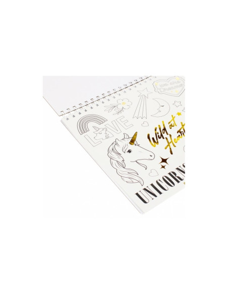 Set creativ - Carte cu activitati, Day Dreamer, cu 5 carioci, 1 liner, Starpak, 497701