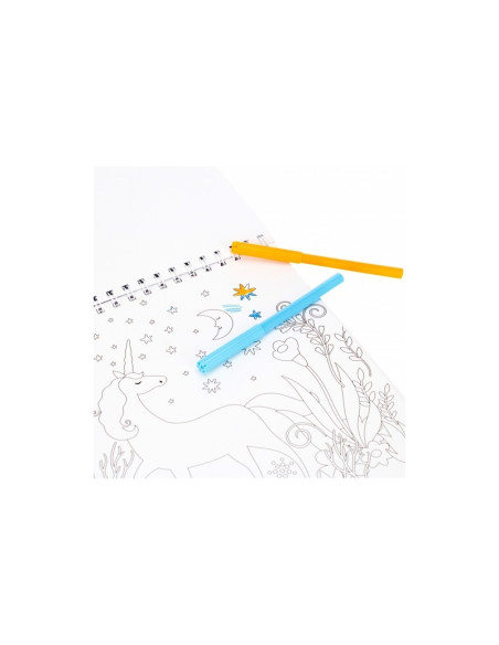 Set creativ - Carte cu activitati, Day Dreamer, cu 5 carioci, 1 liner, Starpak, 497701