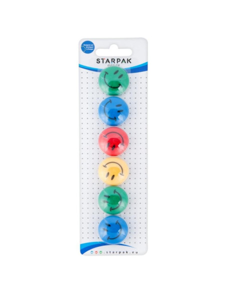 Magneti Starpak 378347 emoji, diverse culori, set 6 culori