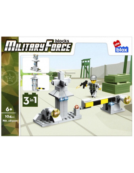 Set de constructie Alleblox Military Force - seturi de lupta. diverse modele - 492847 / 492860, 94-106 piese, 6+