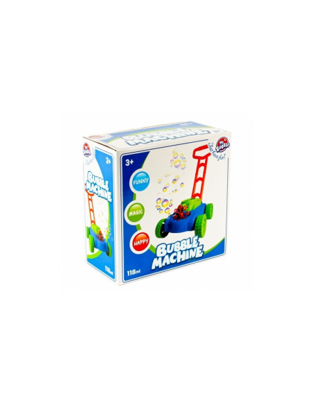 Jucarie masina tuns iarba cu baloane din sapun + solutie, My Bubble, plastic, 468959, 118ml