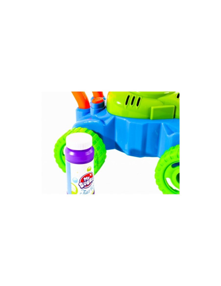 Jucarie masina tuns iarba cu baloane din sapun + solutie, My Bubble, plastic, 468959, 118ml