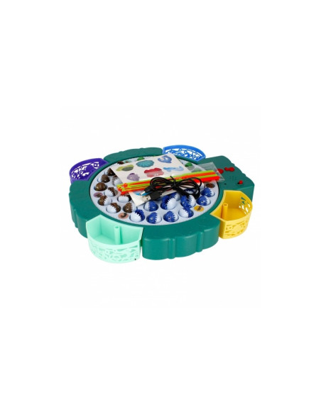 Set de pescuit - joc electronic - cu sunete, alimentare USB, accesorii incluse, MegaCreative 502403, 3+ ani
