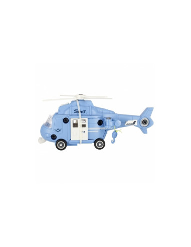 Elicopter cu accesorii MegaCreative 499168, 35cm, cu sunete si lumini, plastic, multicolor, 3+ ani
