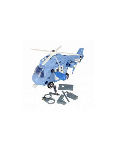 Elicopter cu accesorii MegaCreative 499168, 35cm, cu sunete si lumini, plastic, multicolor, 3+ ani