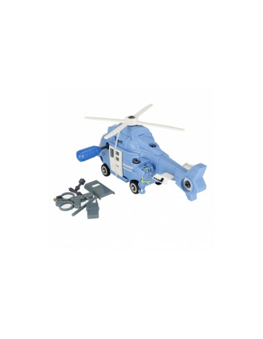Elicopter cu accesorii MegaCreative 499168, 35cm, cu sunete si lumini, plastic, multicolor, 3+ ani