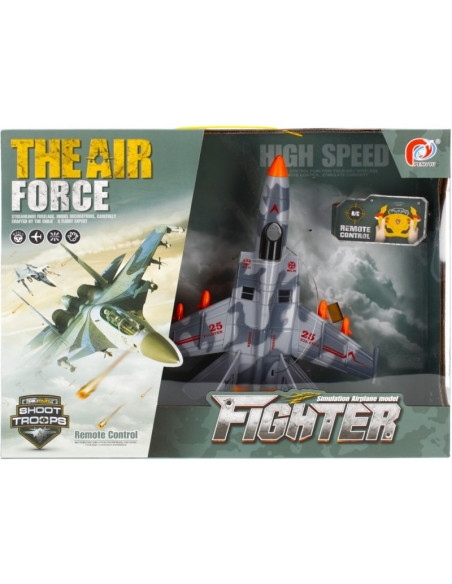 Avion cu telecomanda MegaCreative 482739, MIG-25, 25cm, plastic, multicolor, 6+ ani
