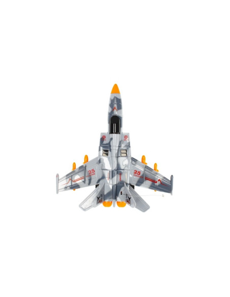 Avion cu telecomanda MegaCreative 482739, MIG-25, 25cm, plastic, multicolor, 6+ ani