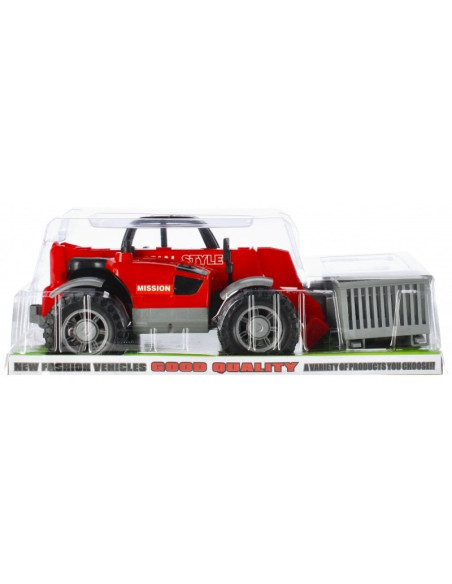 Utilaj agricol MegaCreative 500579, 26cm, plastic, rosu, 3+ ani