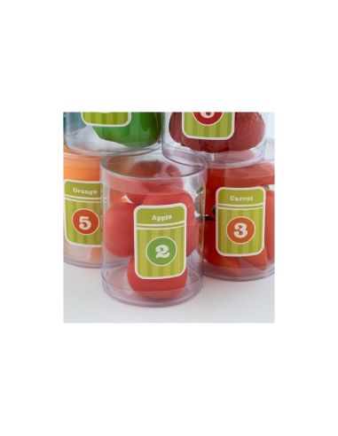 Set de bucatarie - legume si fructe educative - 44 de piese, MegaCreative 419425, 3+ ani