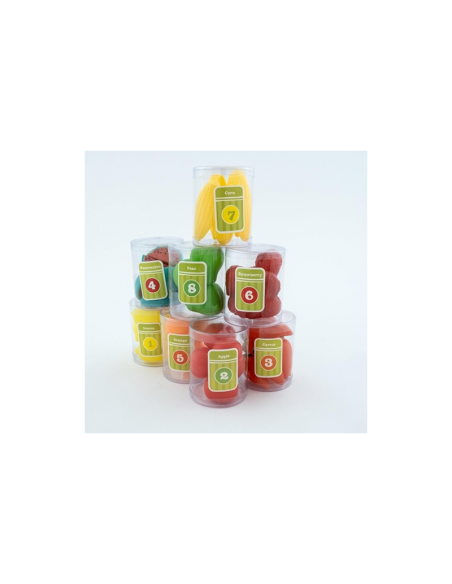 Set de bucatarie - legume si fructe educative - 44 de piese, MegaCreative 419425, 3+ ani