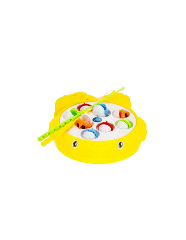 Set de pescuit - joc magnetic - contine 2 undite si 8 pesti, MegaCreative 474349, 3+ ani