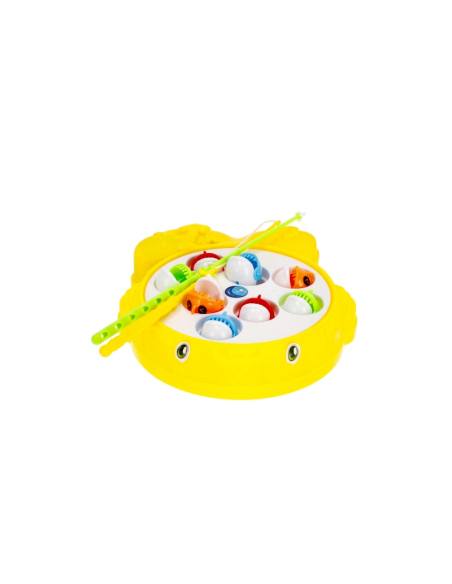 Set de pescuit - joc magnetic - contine 2 undite si 8 pesti, MegaCreative 474349, 3+ ani