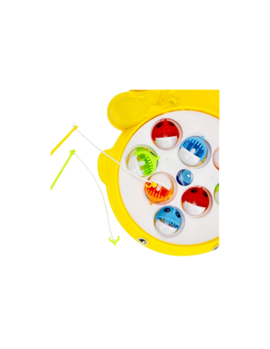 Set de pescuit - joc magnetic - contine 2 undite si 8 pesti, MegaCreative 474349, 3+ ani