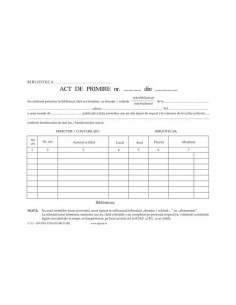 C115 Act de primire nr...