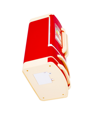 Electrocasnice de jucarie - frigider cu 2 usi - cu sunete si lumini, rosu-alb, MegaCreative 479899, 3+ ani