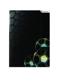 Mapa carton Starpak Fotbal 447887, cu elastic, A4, carton