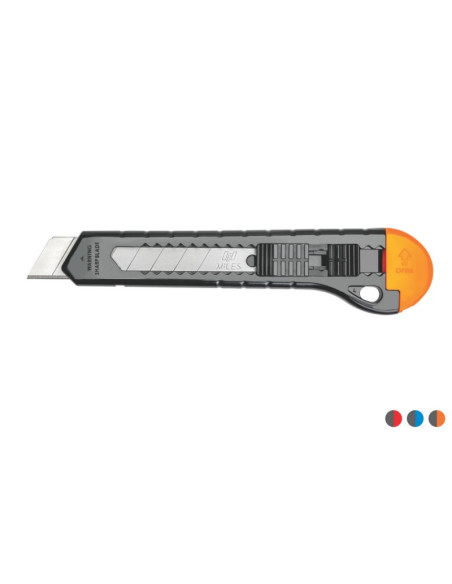 Cutter Kangaro Miles PN1801/P, lama 18mm, plastic, diverse culori