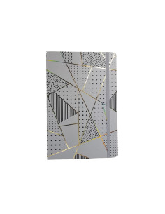 Jurnal A7 CNX Dungi si Forme 3781-1L, 160 pagini, coperta carton diverse culori, cu elastic