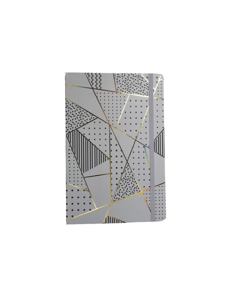 Jurnal A7 CNX Dungi si Forme 3781-1L, 160 pagini, coperta carton diverse culori, cu elastic
