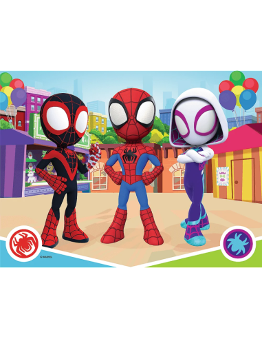 Puzzle carton 30 piese Trefl Spidey - impreuna cu prietenii, 18285, 3+ ani