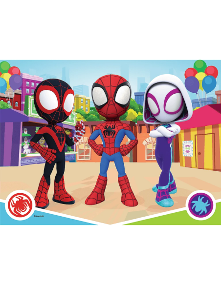 Puzzle carton 30 piese Trefl Spidey - impreuna cu prietenii, 18285, 3+ ani