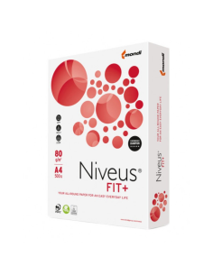 Hartie copiator A4 Mondi Niveus FIT+, 80g/mp, alb, top 500 coli