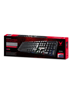 Tastatura Platinet Varr Pro-Gaming VRGBK7023B, USB, 104 taste iluminate RGB, cablu 1.4m, negru