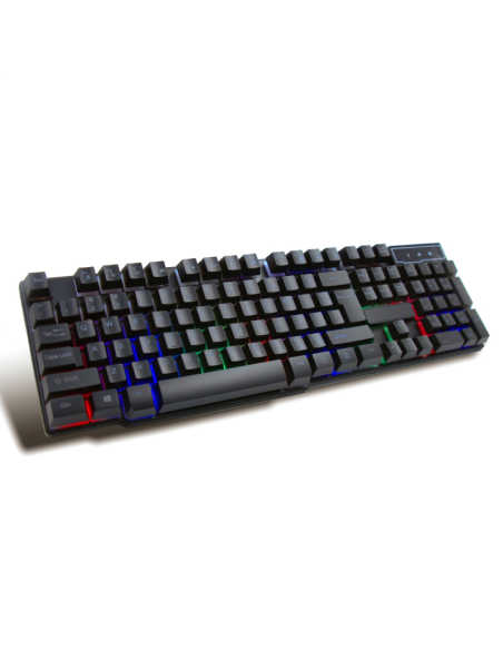 Tastatura Platinet Varr Pro-Gaming VRGBK7023B, USB, 104 taste iluminate RGB, cablu 1.4m, negru