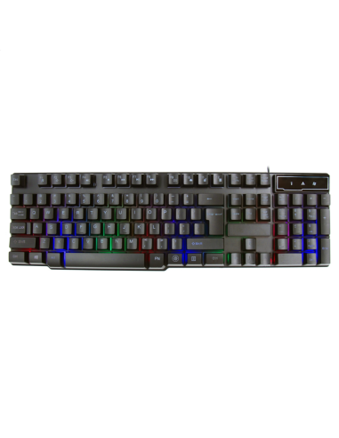 Tastatura Platinet Varr Pro-Gaming VRGBK7023B, USB, 104 taste iluminate RGB, cablu 1.4m, negru