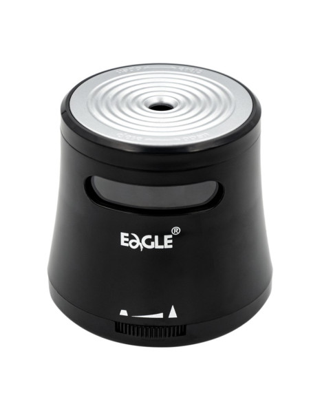Ascutitoare electrica Eagle TY48, alimentare 2 baterii AA neincluse, 1 orificiu, 6-8mm, plastic, negru