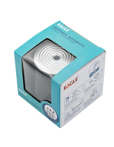 Ascutitoare electrica Eagle TY48, alimentare 2 baterii AA neincluse, 1 orificiu, 6-8mm, plastic, negru