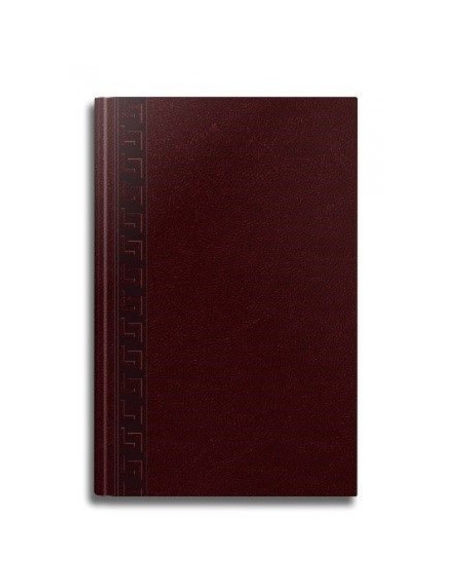 Agenda A5 nedatata Herlitz 9483650, 224 pagini, coperta buretata bordeaux