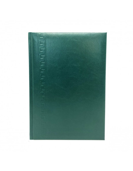 Agenda A5 nedatata Herlitz 9479790, 224 pagini, coperta buretata verde