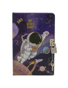 Jurnal B6 CNX Astronaut 1903-8, 160 pagini, coperta carton, cu lacatel