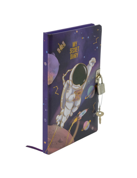 Jurnal B6 CNX Astronaut 1903-8, 160 pagini, coperta carton, cu lacatel