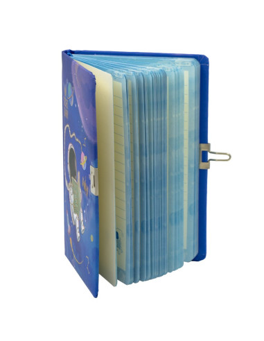 Jurnal B6 CNX Astronaut 1903-8, 160 pagini, coperta carton, cu lacatel