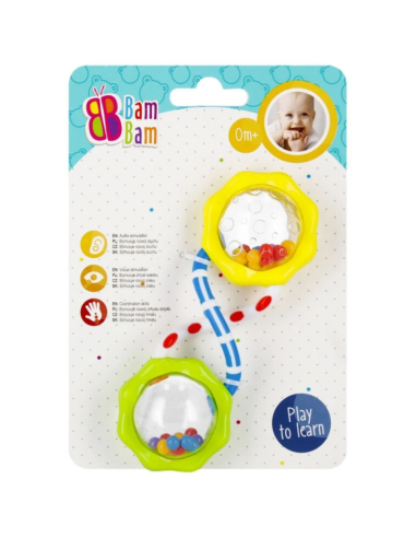 Jucarie bebelusi zornaitoare - spirala - Bam Bam 515074, 0+ luni