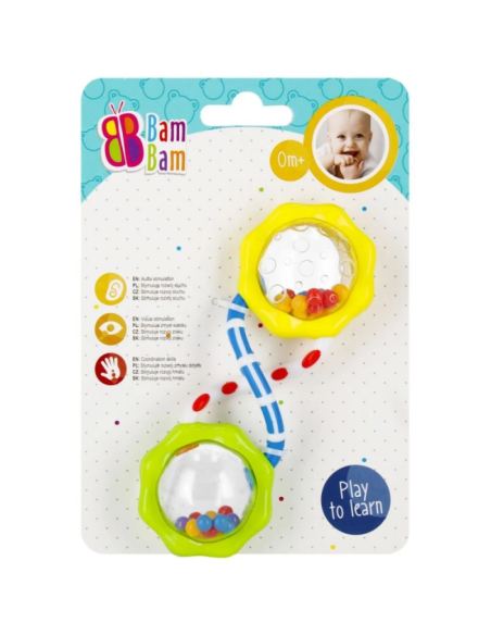 Jucarie bebelusi zornaitoare - spirala - Bam Bam 515074, 0+ luni