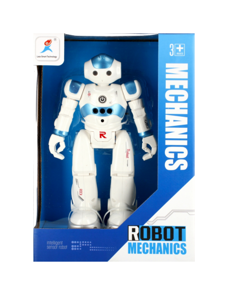 Robot cu functii MegaCreative Mechanics 499163, plastic, alb, 3+ ani