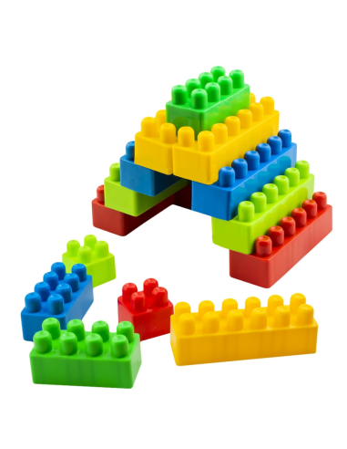 Jucarie set cuburi pentru constructie RT, 36 de piese, plastic, 16036